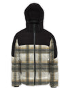 BELLECOTE| Cashmere-touch Plaid Printed Jacket || BELLECOTE | Veste à gros carreaux imprimés