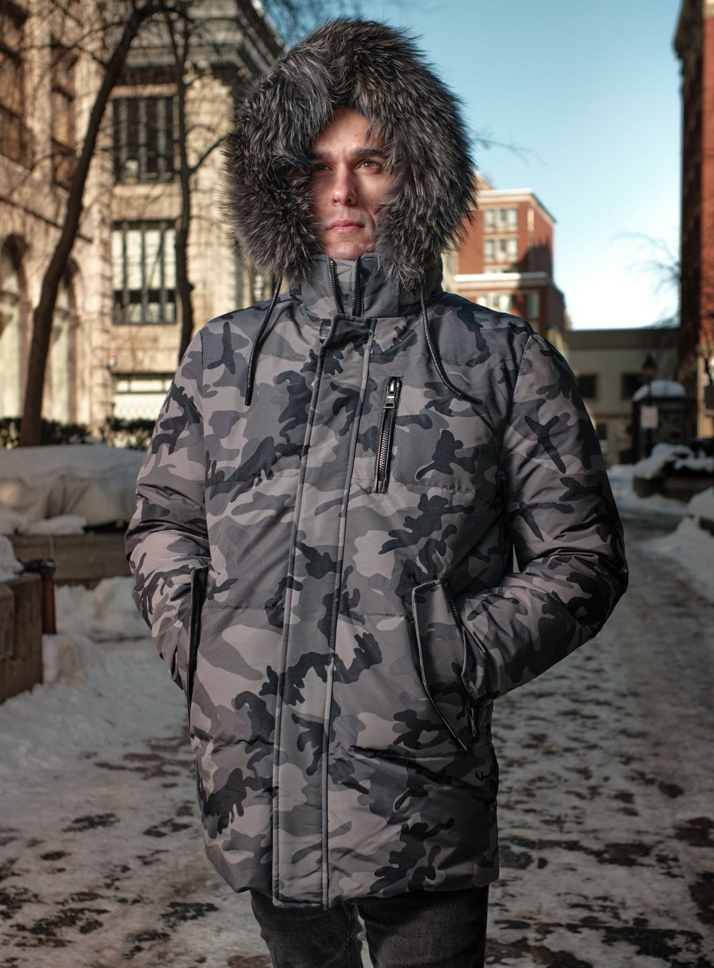 Henriano| Black Label camo premium parka || Henriano| Parka premium camouflage Black Label