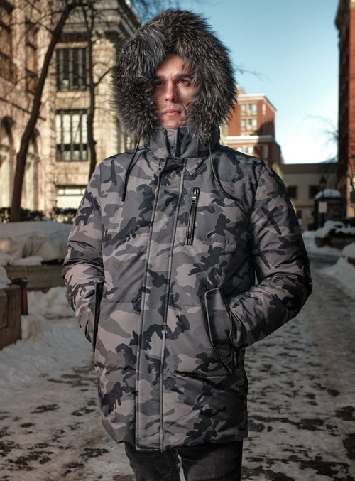 Henriano| Black Label camo premium parka || Henriano| Parka premium camouflage Black Label
